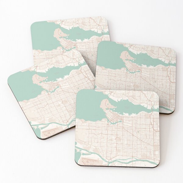 Item preview, Vancouver, Canada Map (Theme 2) designed and sold by Mapnify.