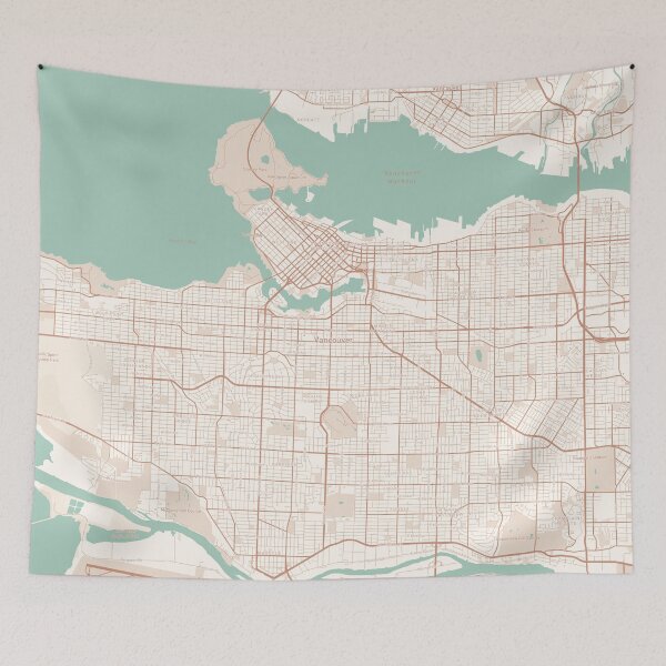 Item preview, Vancouver, Canada Map (Theme 2) designed and sold by Mapnify.