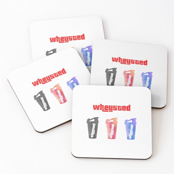 Item preview, STICKER PACK Wheysted Shaker - Whey Protein Shake designed and sold by ArqDezines.