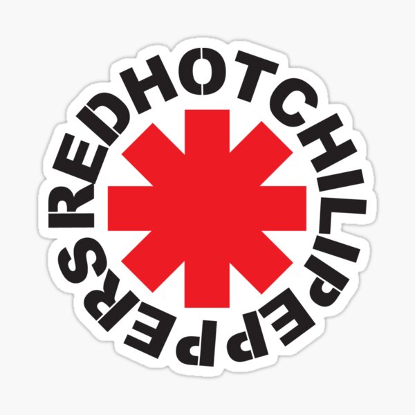 Red Hot Chili Peppers Clásico Pegatina