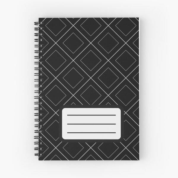 Item preview, Square Pattern Spiral Book with Name Slip (Square Pattern Spiral Notebook with Name Slip) designed and sold by Mushrankhan.