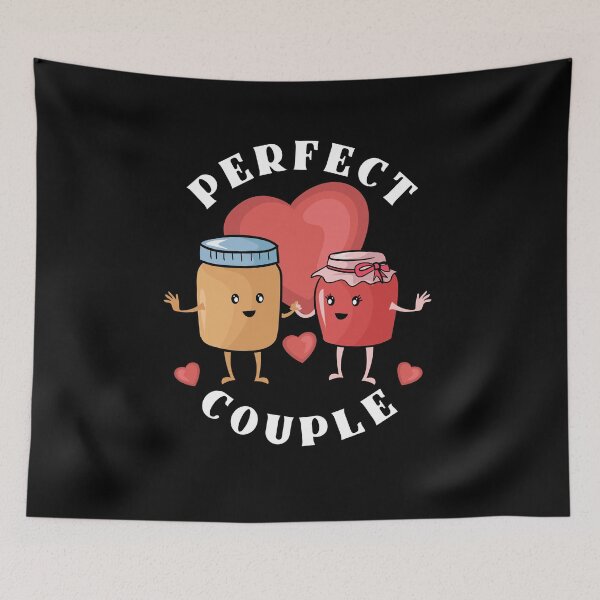Item preview, Peanut butter jam dream couple designed and sold by ElBeDesigns.