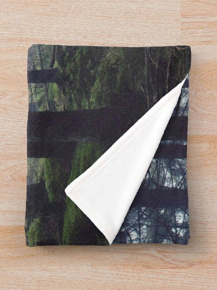 "Through The Trees" Throw Blanket by tekay Redbubble