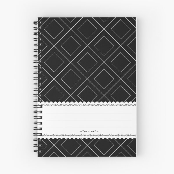 Item preview, Square Pattern Spiral Book with Name Slip (Square Pattern Spiral Notebook with Name Slip) designed and sold by Mushrankhan.