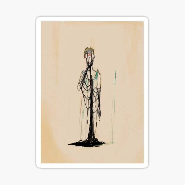 Item preview, Chanson Tragique d'Yvette (Yvette Guilbert by Toulouse Lautrec reinterpreted) designed and sold by Miki Makes.