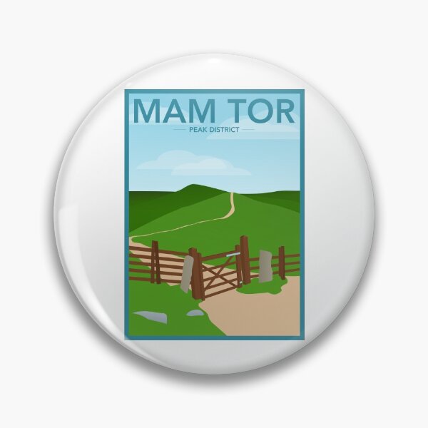 Item preview, Mam Tor Peak District Travel Poster designed and sold by Bojkiw.