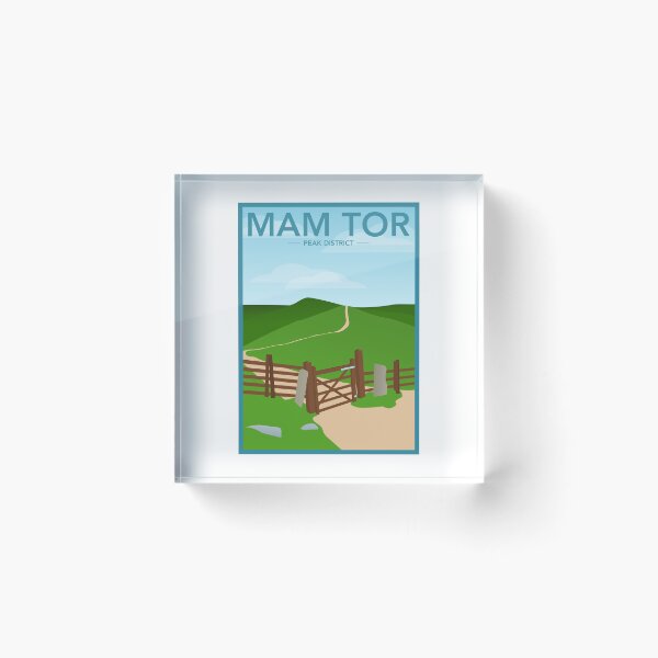Item preview, Mam Tor Peak District Travel Poster designed and sold by Bojkiw.
