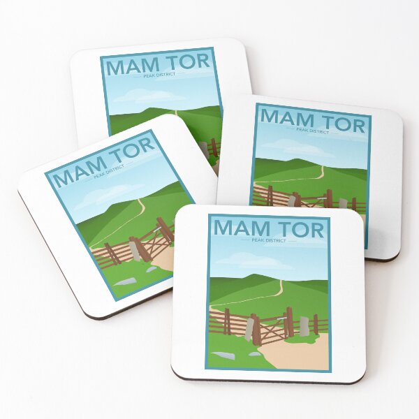 Item preview, Mam Tor Peak District Travel Poster designed and sold by Bojkiw.