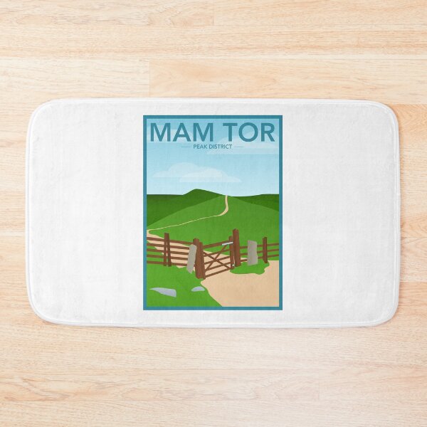 Item preview, Mam Tor Peak District Travel Poster designed and sold by Bojkiw.