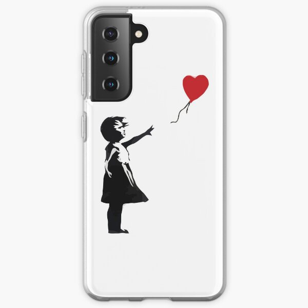 Banksy - Girl with Balloon Samsung Galaxy Soft Case