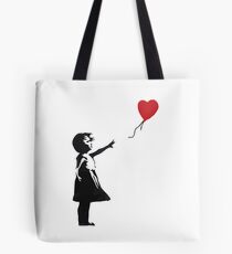 Banksy - Girl with Balloon Tote Bag