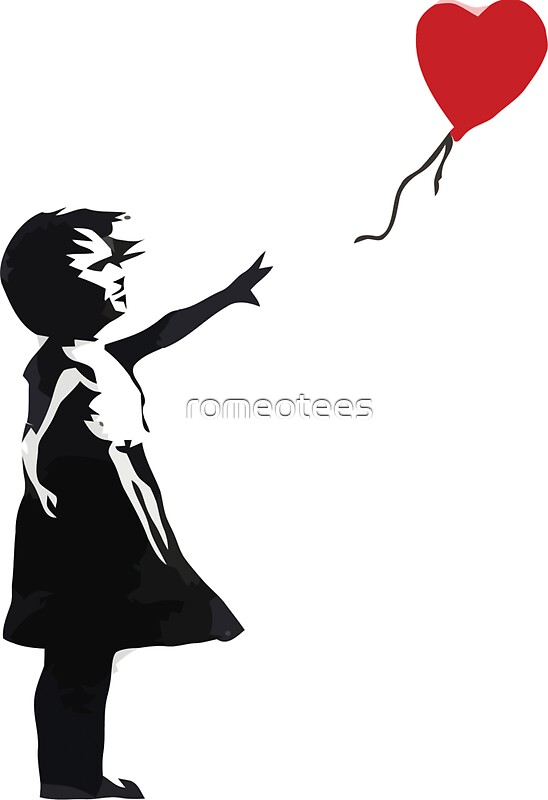 Banksy Vector: Stickers | Redbubble