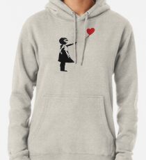 Banksy - Mädchen mit Ballon Hoodie