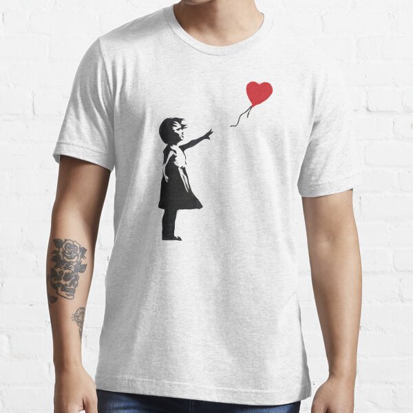 Banksy - Mädchen mit Ballon Essential T-Shirt