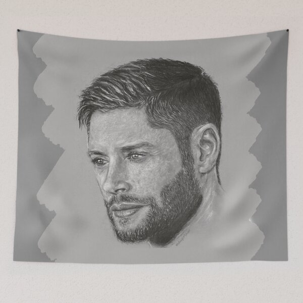 Item preview, Jensen Charcoal Sketch - Gentle designed and sold by MidnightSilver.