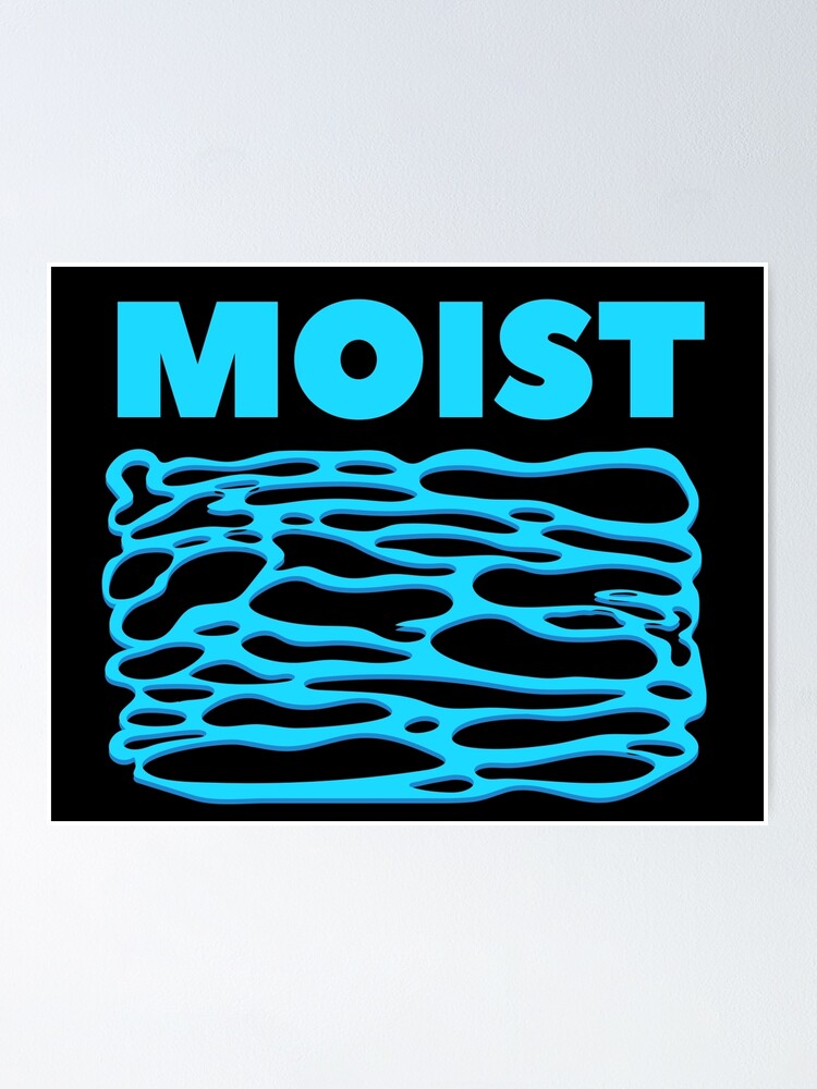  MOIST one Of The Most Hated Words In The English Language Poster 