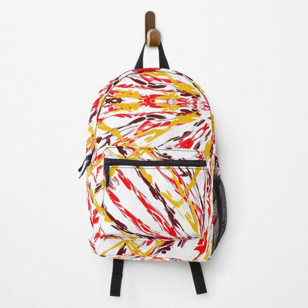 Item preview, Bright Colourful Kaleidoscope of red and yellow  designed and sold by Diane Hunter Art.