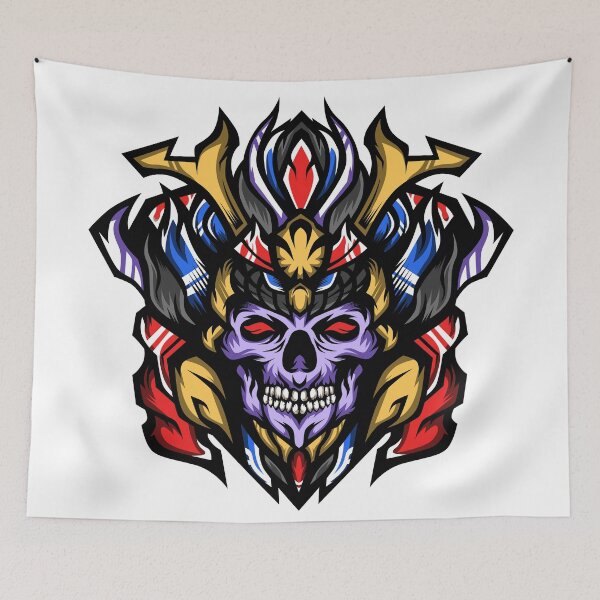 Item preview, Prince Samurai Skull Art designed and sold by JTS STORE.