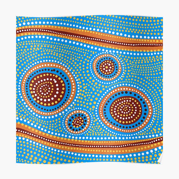 Australian aboriginal art Poster