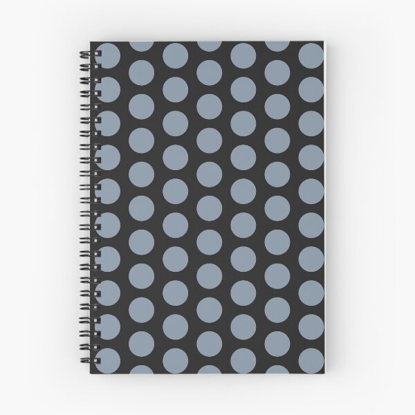 Item preview, Black and Dusk Blue Polka Dots Repeating Geometric Pattern designed and sold by James Prince.