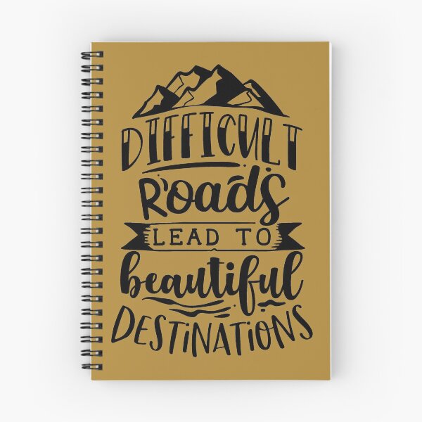 Item preview, Difficult roads lead to beautiful destination designed and sold by THREAD TALES.
