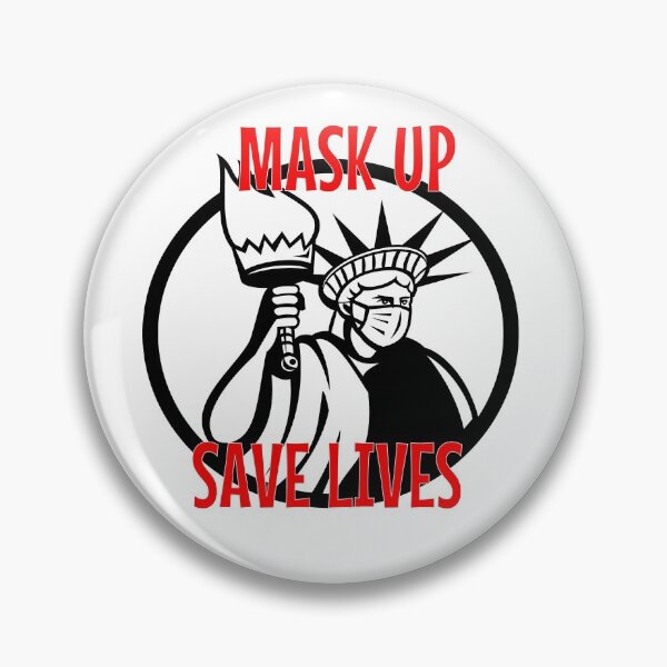 Item preview, COVID: Statue of liberty masks up designed and sold by Cheerocki.