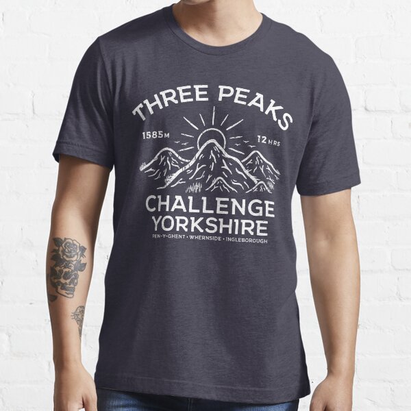 "Yorkshire Three Peaks Challenge" Tshirt for Sale by TigerTomDesign