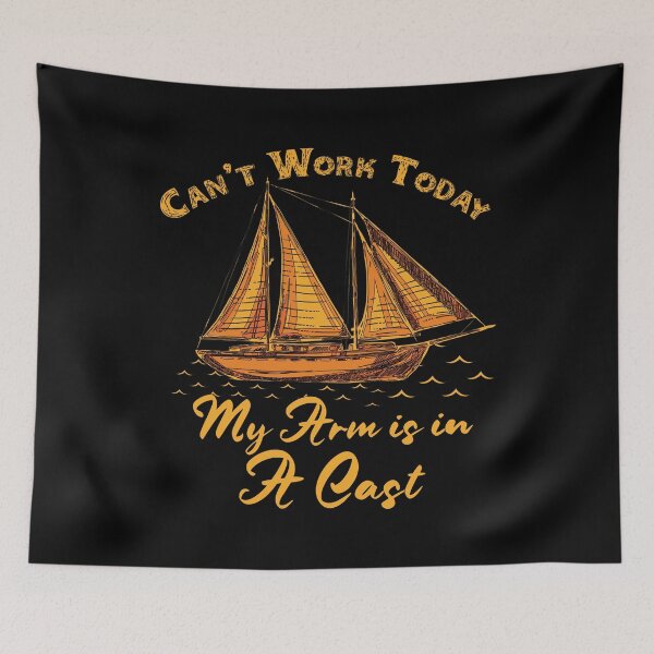 Item preview, Can't Work Today My Arm is in A Cast T-Shirt Funny designed and sold by sophiajon.