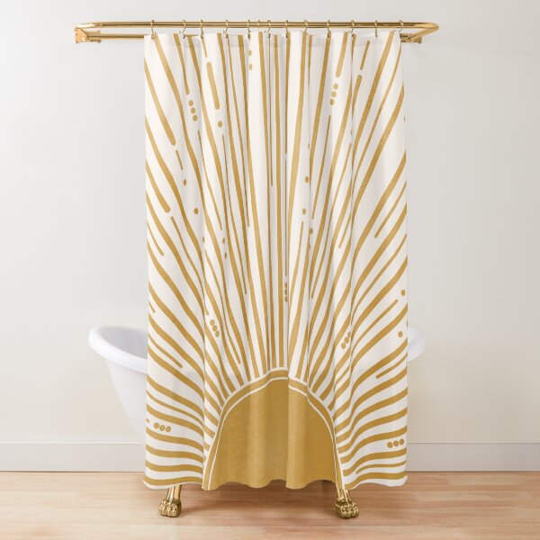 The Sun Shower Curtain
