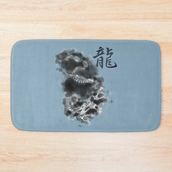 Item preview, Japanese dragon in the storm and Kanji designed and sold by Blacklinesw9.