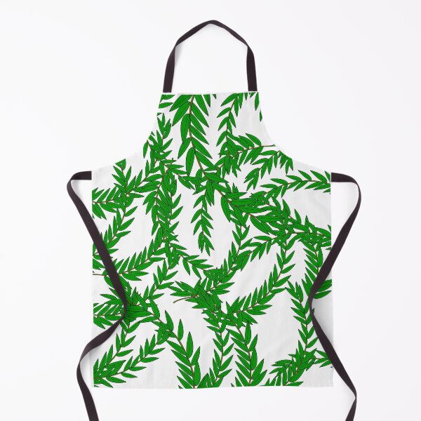 Item preview, Green Leaves Pattern Illustrated designed and sold by Faheem19.