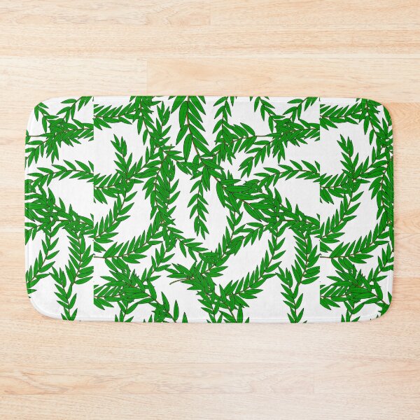 Item preview, Green Leaves Pattern Illustrated designed and sold by Faheem19.