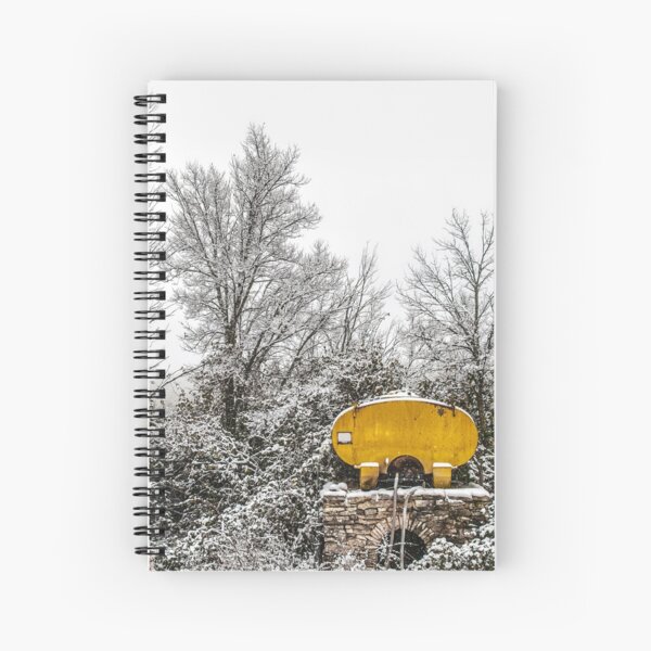 Cistern under the snow. Spiral Notebook