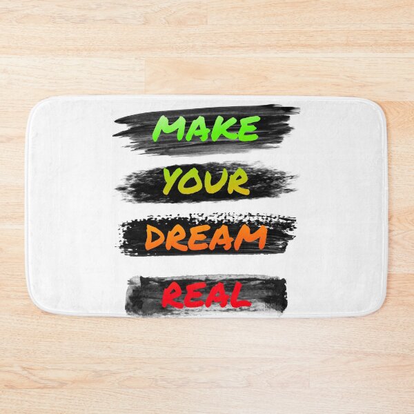 Item preview, MAKE YOUR DREAM REAL HAPPY CHASE YOUR DREAM HAPPINESS designed and sold by GOOD-TIME.