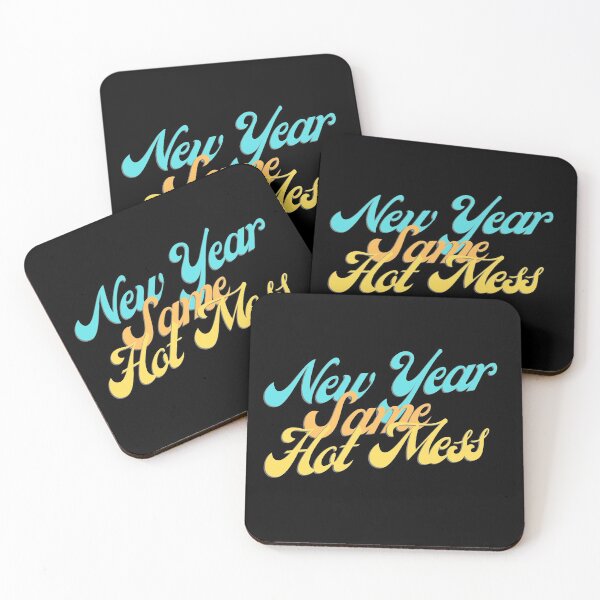 Item preview, New Year Same Hot Mess designed and sold by casualism.