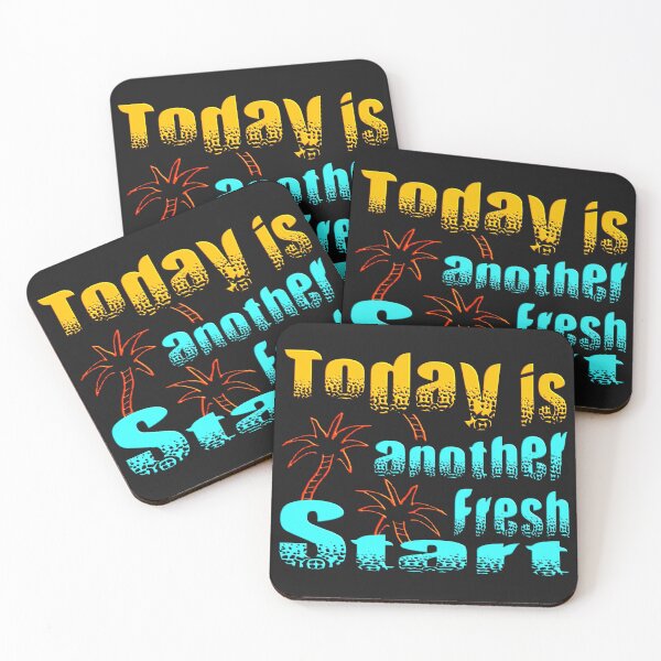 Item preview, TODAY IS ANOTHER FRESH START - WONDERFUL POSITIVE MOTIVATIONAL AND INSPIRATIONAL QUOTE designed and sold by Ralek.