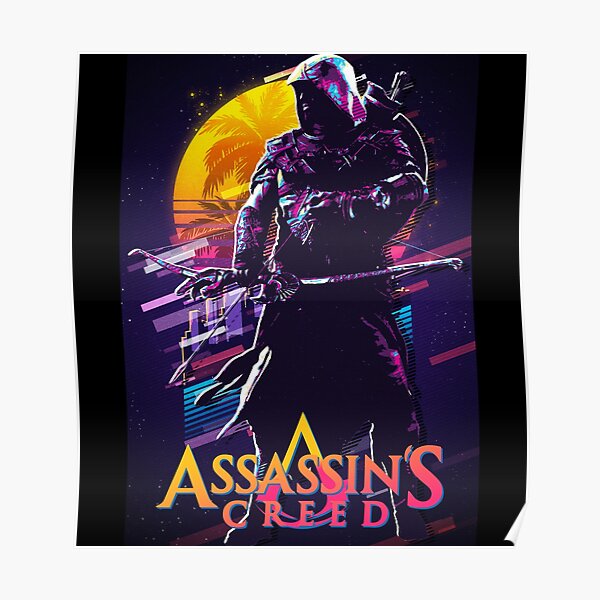assassins creed rétro 5 Poster