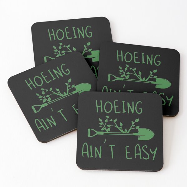 Item preview, hoeing ain't easy designed and sold by ariaarti.