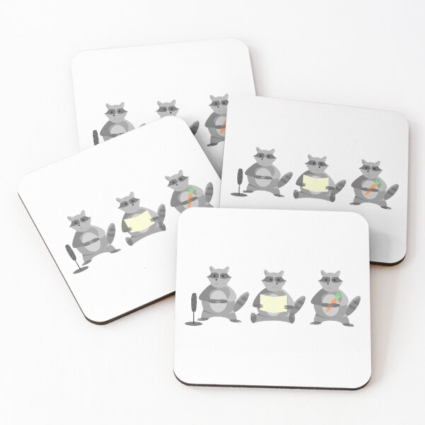 Item preview, Three little raccoons designed and sold by RomaBimontD.