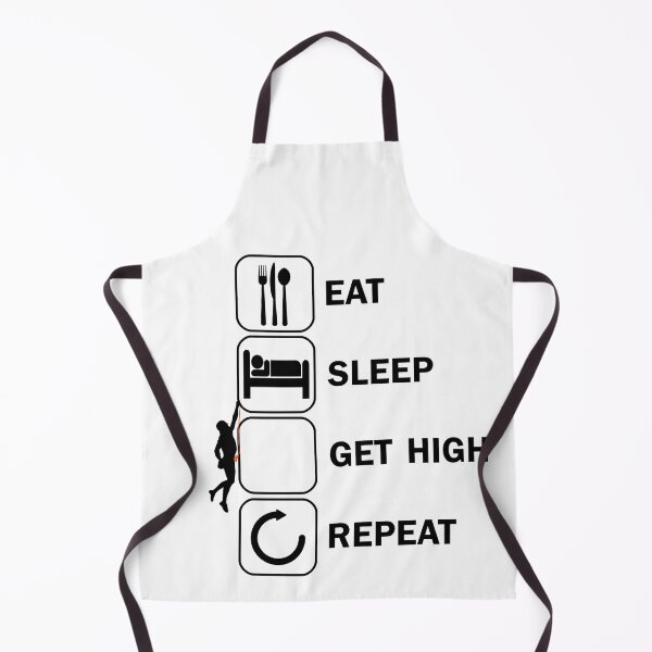 Item preview, Eat Sleep Get High Repeat Climbing designed and sold by DerNerd.