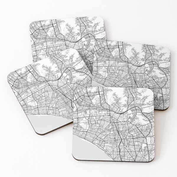 Item preview, Lima, Peru Map (Theme 1) designed and sold by Mapnify.
