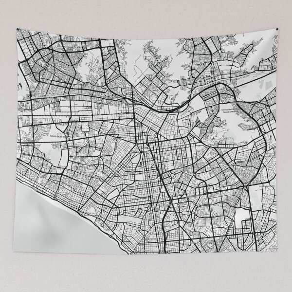 Item preview, Lima, Peru Map (Theme 1) designed and sold by Mapnify.