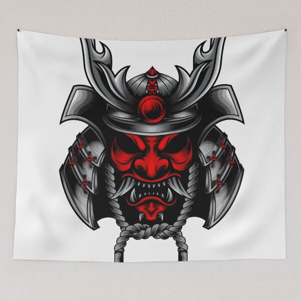 Item preview, Classic Red Head Samurai Art designed and sold by JTS STORE.