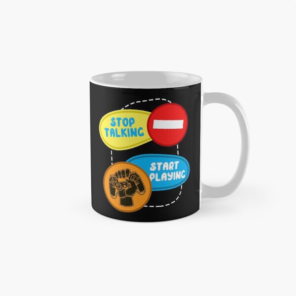 Item preview, Stop Talking Start Playing - Online Gaming designed and sold by styleofpop.