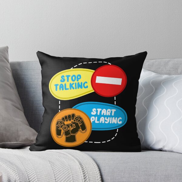 Item preview, Stop Talking Start Playing - Online Gaming designed and sold by styleofpop.