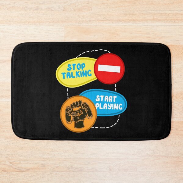 Item preview, Stop Talking Start Playing - Online Gaming designed and sold by styleofpop.