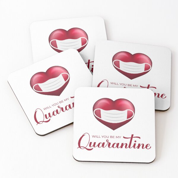 Item preview, Will you be my Quarantine. Funny Valentines Quote. designed and sold by LaBelezoka.