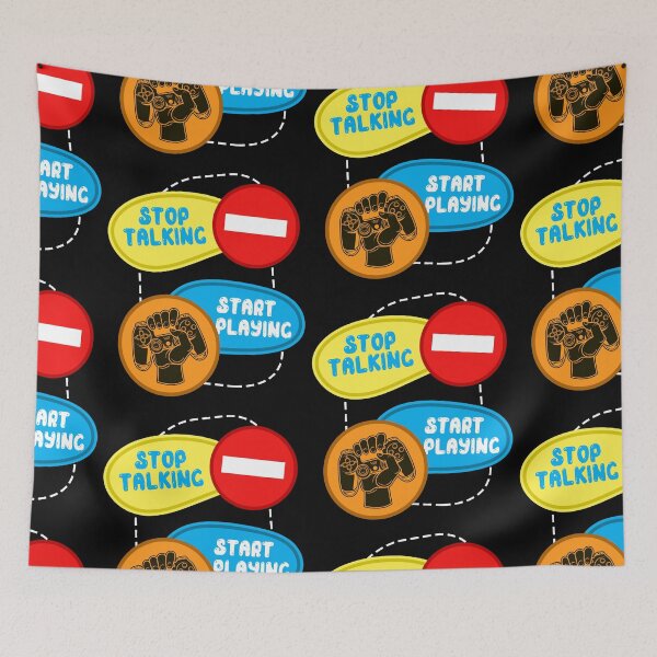 Item preview, Stop Talking Start Playing - Online Gaming designed and sold by styleofpop.