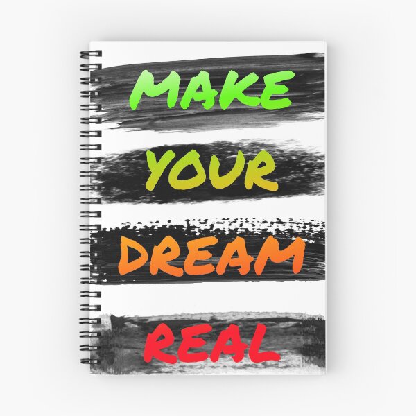 Item preview, MAKE YOUR DREAM REAL HAPPY CHASE YOUR DREAM HAPPINESS designed and sold by GOOD-TIME.