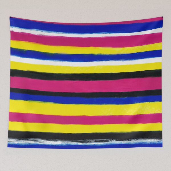 Item preview, Color composition B - stripes in acrylic designed and sold by Psychopeeet.